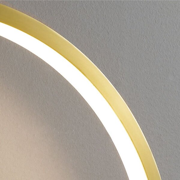 Toolight Toolight, LED nástenné svietidlo 30cm 13W APP1384-CW, zlatá lesklá, OSW-00938