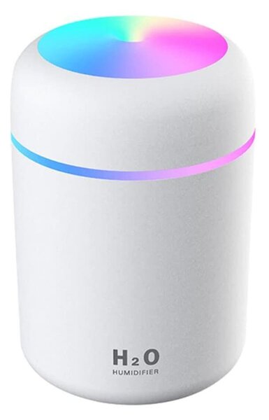 H2o Color RGB svetelný zvlhčovač - biely 300 ml