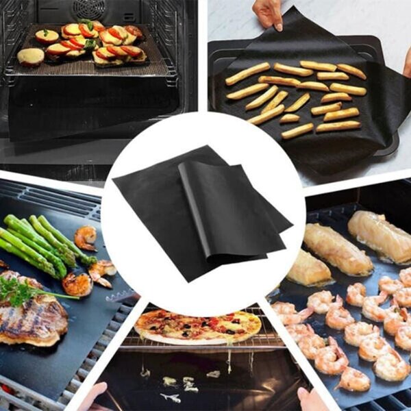Plech na pečenie s nepriľnavým povrchom na grilovanie BBQ - 5 ks