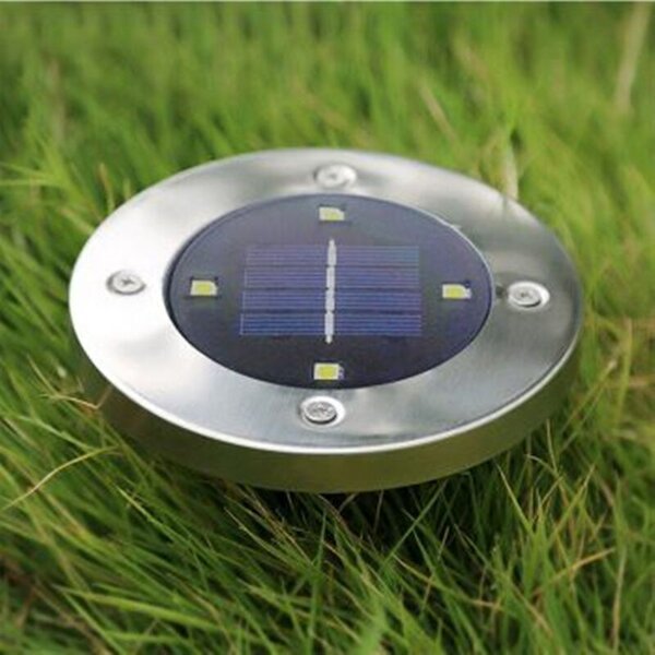4 ks solárnych LED svetiel BELL HOWELL - žlté svetlo