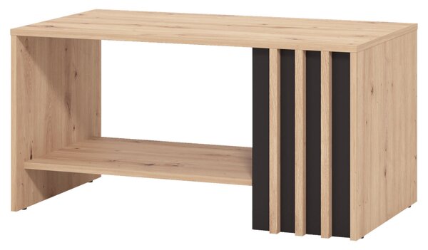 KONFERENČNÝ STOLÍK, čierna, dub artisan, kompozitné drevo, 90/49,5/45 cm Hom`in - Stolíky do obývačky