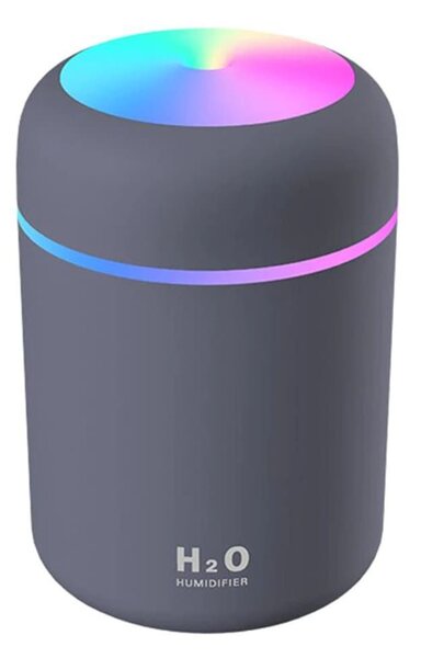 H2o Color RGB svetelný zvlhčovač - sivý 300 ml