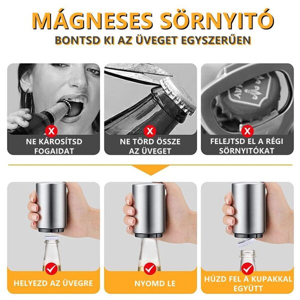 Magnetický otvárač na fľaše