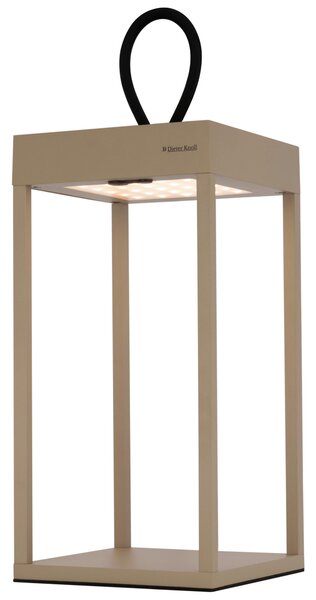 NABÍJATEĽNÁ STOLNÁ LAMPA 15/15/30 cm Dieter Knoll - Vonkajšie osvetlenie