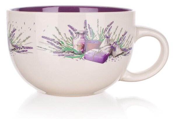 Keramický jumbo hrnček LAVENDER 660 ml