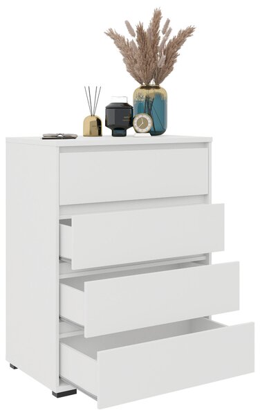 KOMODA, biela, 80/103/48 cm Carryhome - Komody