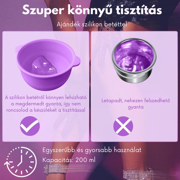 Mini ohrievač živice a kompletná sada živice - čierna