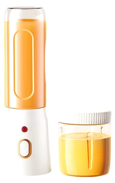 Prenosný, multifunkčný, bezdrôtový mini mixér s prenosnými pohármi - 450 ml - biely