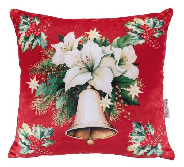 Sada 3 ks obliečok na vankúšiky RED POINSETTIA 45 x 45 cm