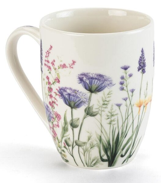 Sada porcelánových hrnčekov LEVANDUĽOVÁ ZÁHRADA v darčekovej krabičke 350 ml 2 ks