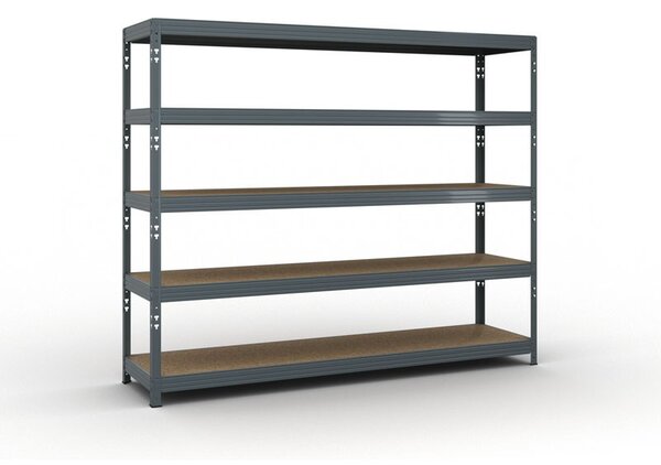 Policový regál 1+1 ZADARMO, 2000x2400x600 mm, nosnosť 450 kg