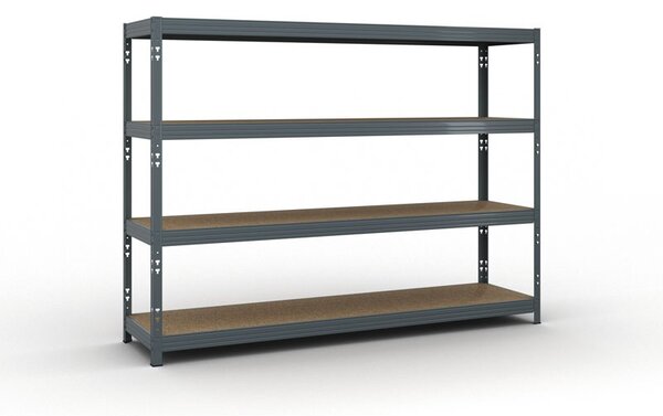 Policový regál 1+1 ZADARMO, 1853x2400x600 mm, nosnosť 450 kg