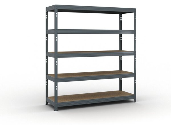 Policový regál 1+1 ZADARMO, 2000x1800x600 mm, nosnosť 600 kg
