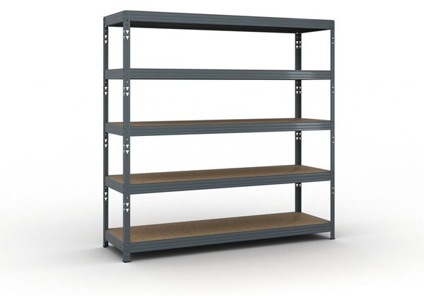 Policový regál 1+1 ZADARMO, 2000x2000x600 mm, nosnosť 500 kg