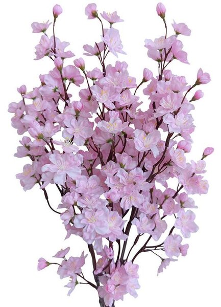 Zväzok vetvičiek ČEREŠŇA ružová 78 cm, 3 ks