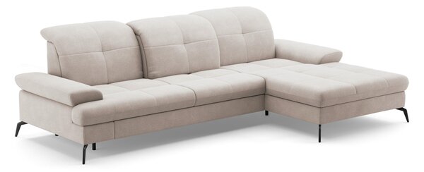 ROHOVÁ SEDAČKA, textil, sivobéžová Sit & More - Sedačky, Online Only