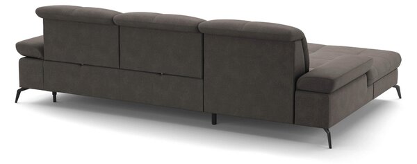 ROHOVÁ SEDAČKA, textil, grafitová Sit & More - Sedačky, Online Only