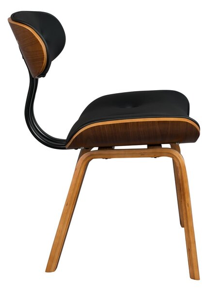 Čierna stolička Dutchbone Blackwood
