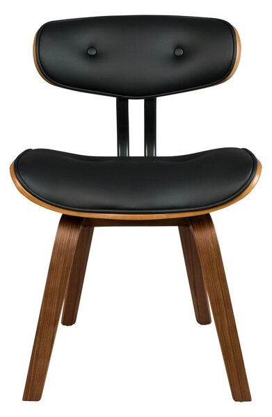 Čierna stolička Dutchbone Blackwood