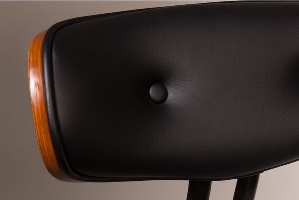 Čierna stolička Dutchbone Blackwood