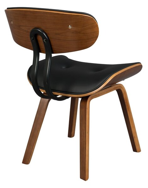 Čierna stolička Dutchbone Blackwood