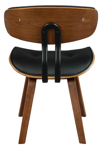 Čierna stolička Dutchbone Blackwood
