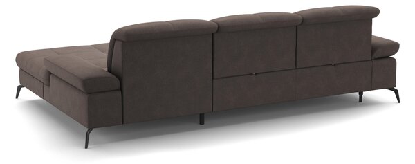 ROHOVÁ SEDAČKA, textil, grafitová Sit & More - Sedačky, Online Only