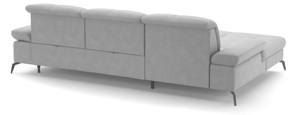 ROHOVÁ SEDAČKA, textil, sivá Sit & More - Sedačky, Online Only