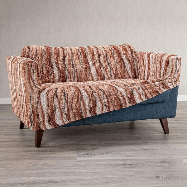 Bielastické poťahy OCEANO NOVÉ tehlové trojkreslo (š. 170 - 220 cm)