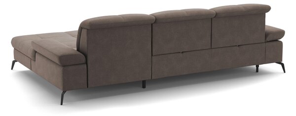 ROHOVÁ SEDAČKA, textil, bahenná hnedá Sit & More - Sedačky, Online Only