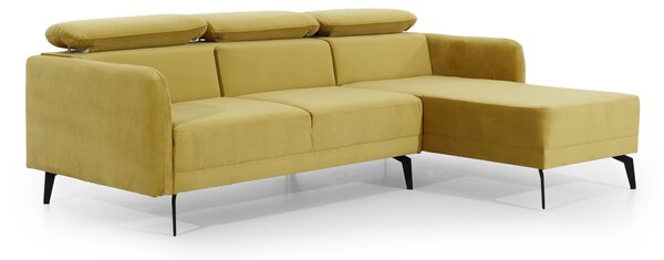 Moderná Rohová sedacia súprava do obývacej izby Venezil Mini Pravá strana - Výber farebného prevedenia