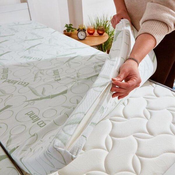 Krycí matrac z pamäťovej peny BAMBOO Comfort 90 x 190 x 4 cm