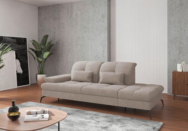 LEŇOŠKA, textil, sivobéžová Sit & More - Online Only obývacie izby, Online Only