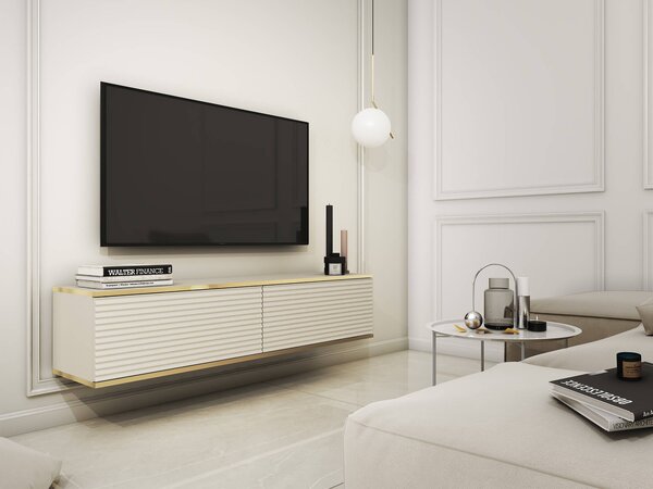 Závesný TV stolík Oro RTV135 MDF - béžová