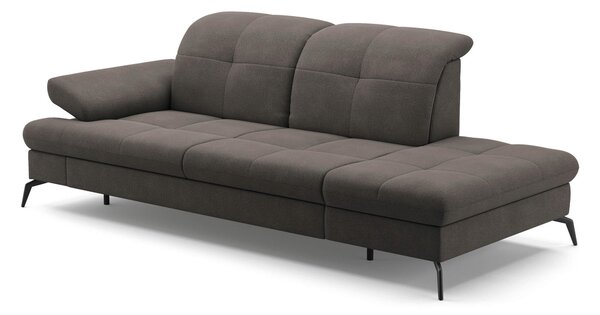 LEŇOŠKA, textil, grafitová Sit & More - Online Only obývacie izby, Online Only