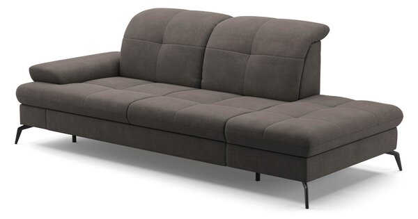 LEŇOŠKA, textil, grafitová Sit & More - Online Only obývacie izby, Online Only