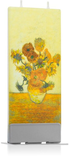 Flatyz Fine Art Vincent Van Gogh Sunflowers dekoratívna sviečka 6x15 cm