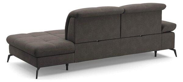 LEŇOŠKA, textil, grafitová Sit & More - Online Only obývacie izby, Online Only