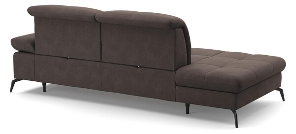 LEŇOŠKA, textil, grafitová Sit & More - Online Only obývacie izby, Online Only