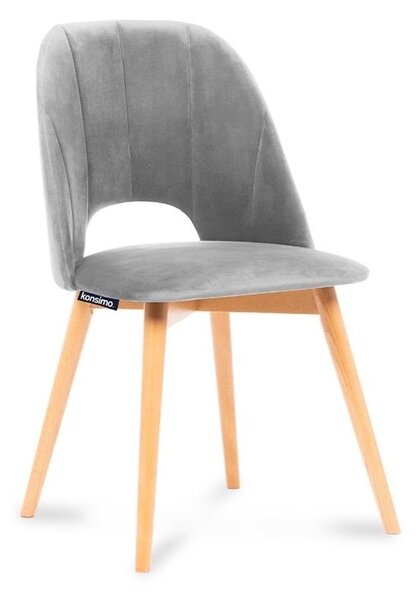 Konsimo Sp. z o.o. Sp. k. Jedálenská stolička TINO 86x48 cm šedá/svetlý dub KO0096 + záruka 3 roky zadarmo