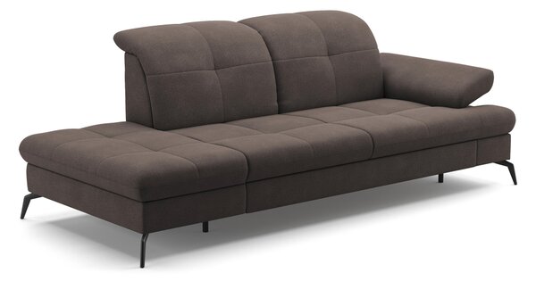 LEŇOŠKA, textil, grafitová Sit & More - Online Only obývacie izby, Online Only
