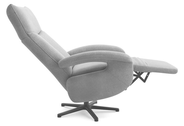 KRESLO, textil, sivá Sit & More - Online Only obývacie izby, Online Only