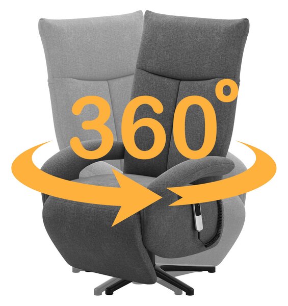 KRESLO, textil, taupe Sit & More - Online Only obývacie izby, Online Only