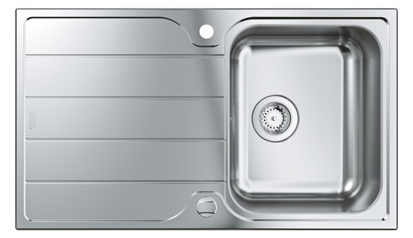 GROHE K500 - Drez z nehrdzavejúcej ocele s odkvapkávačom, kartáčovaná nerezová oceľ 31571SD1