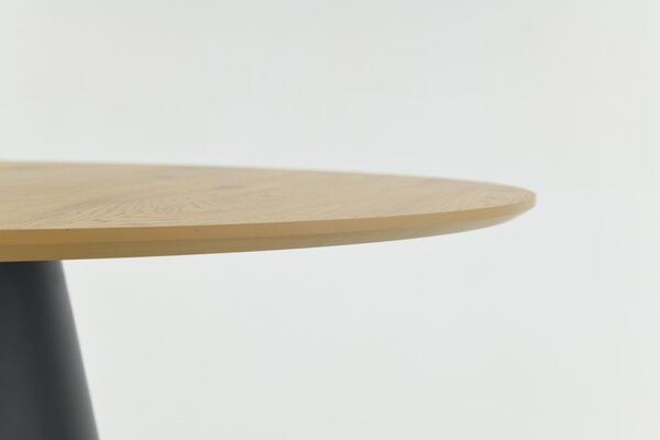 JEDÁLENSKÝ STÔL, čierna, farba duba, 120/120/75 cm P & B - Stoly, Online Only