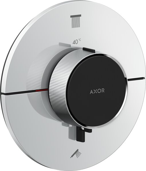 Axor ShowerSelect ID - Termostatická batéria pod omietku pre 2 spotrebiče, chróm 36750000