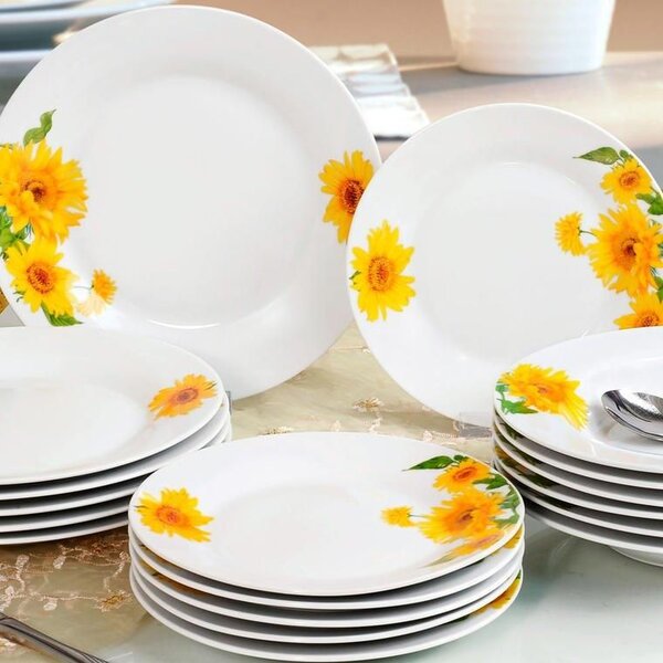 Banquet porcelánová sada tanierov SUNNY 18 ks