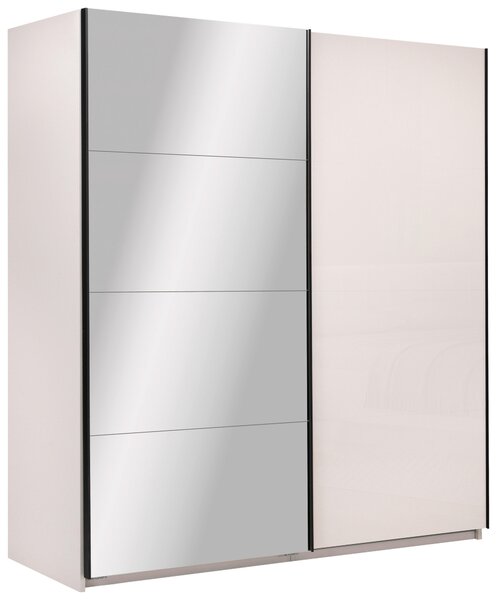 SKRIŇA S POSUVNÝMI DVERAMI, kašmírová, 200/210/62 cm MID.YOU - Skrine, Online Only