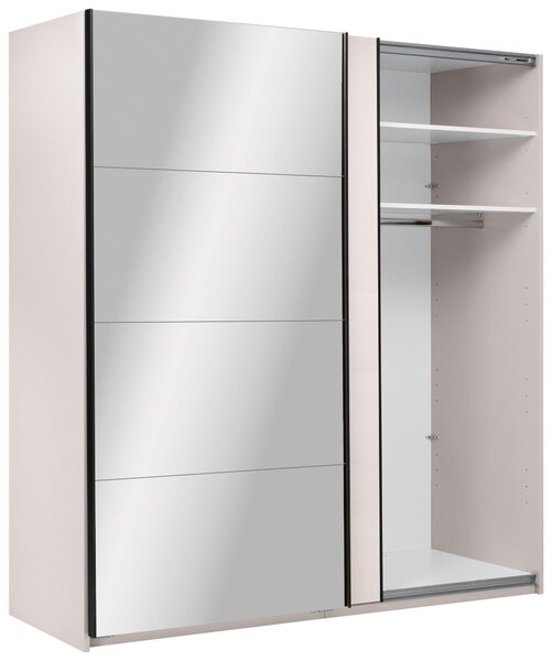 SKRIŇA S POSUVNÝMI DVERAMI, kašmírová, 200/210/62 cm MID.YOU - Skrine, Online Only