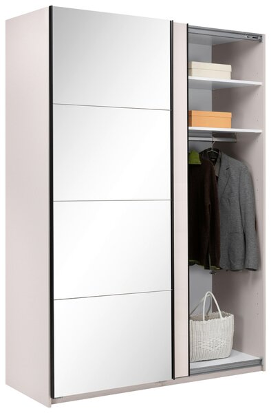 SKRIŇA S POSUVNÝMI DVERAMI, kašmírová, 150/210/62 cm P & B - Skrine, Online Only